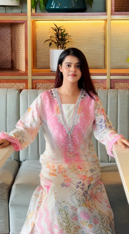 Mawra Pakistani Kaftan Set 01