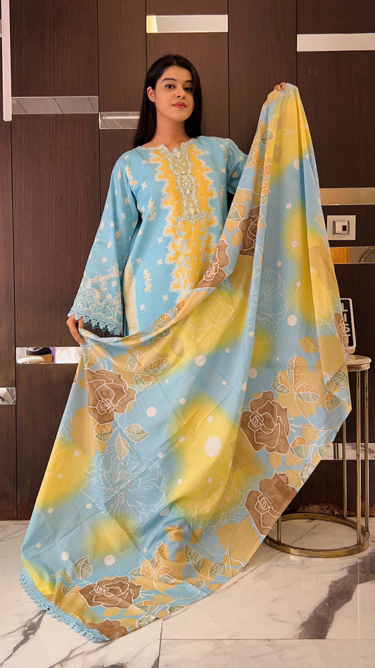 Laiba Pakistani Lawn Set 10