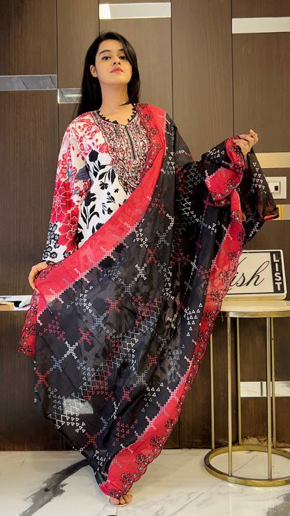 Nida Pakistani Lawn Set 15