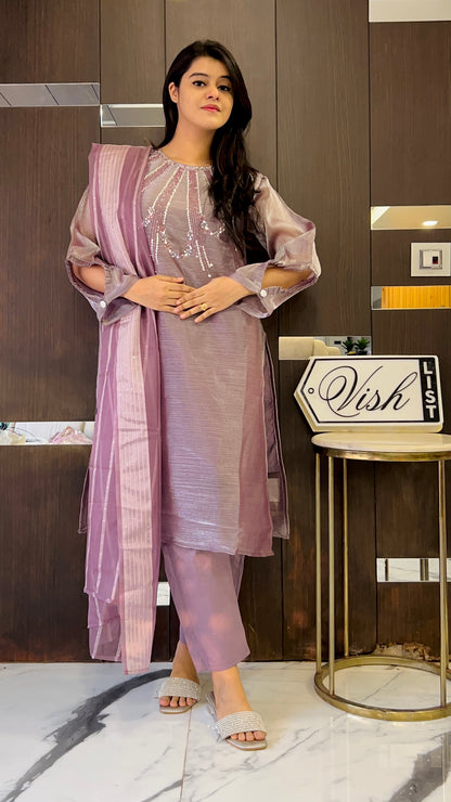 Fariha Pakistani Lavender Set 04