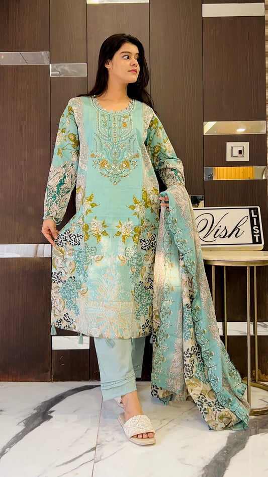 Noor-e-Ramadan Pakistani Lawn Set 05