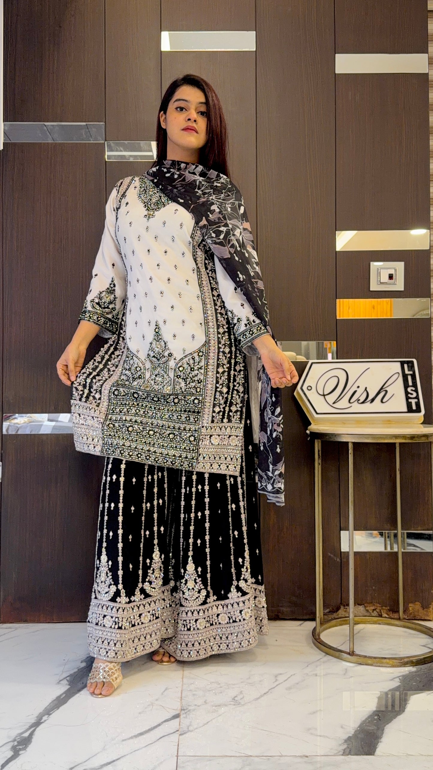 Zafrah Pakistani Gharara Set 08