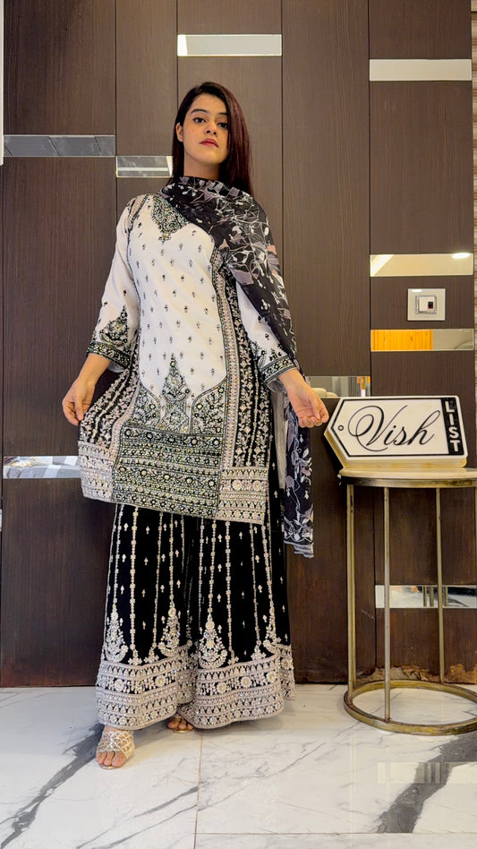 Zafrah Pakistani Gharara Set 08