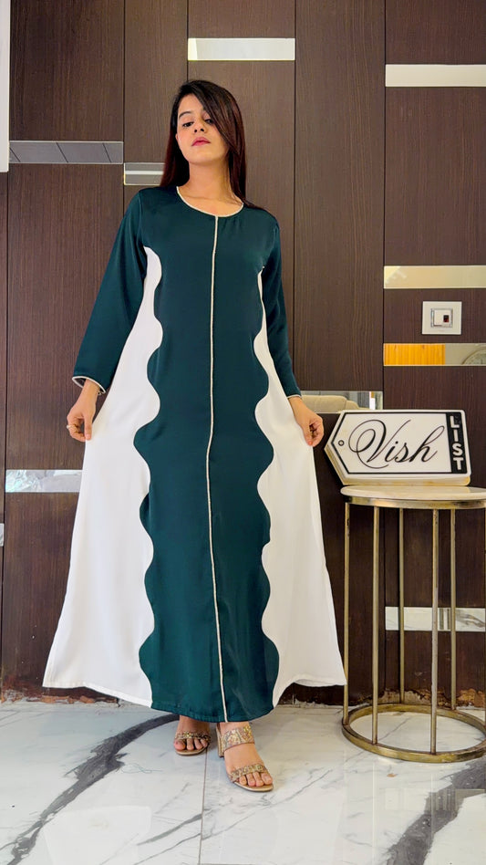 Sophia Solid Kaftan Suit 05