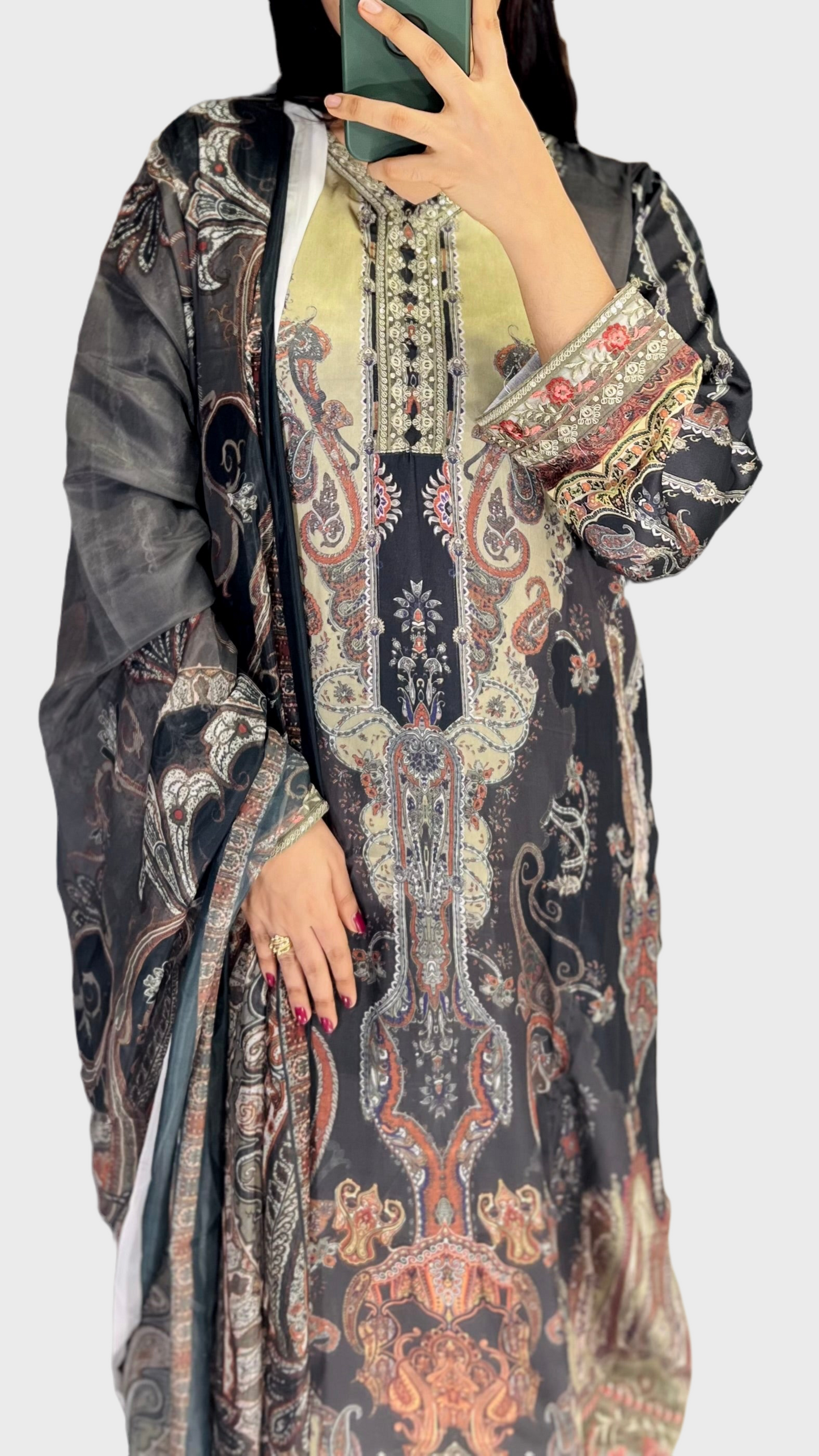 Silk Pakistani Set