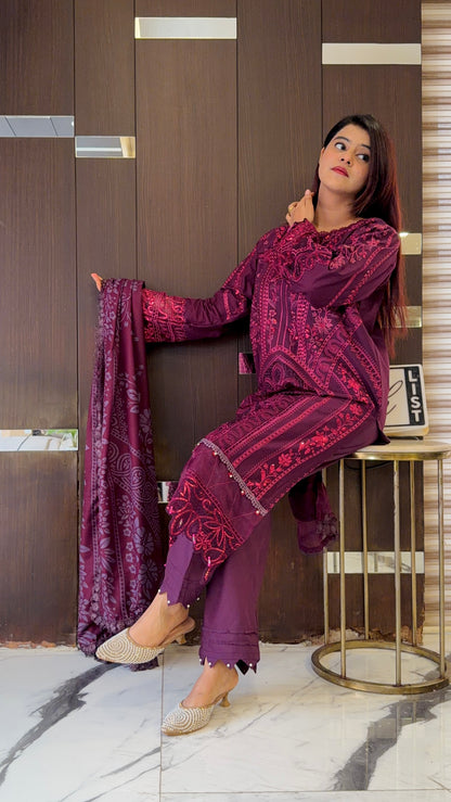 Izmir Pakistani Luxe Lawn Set 07