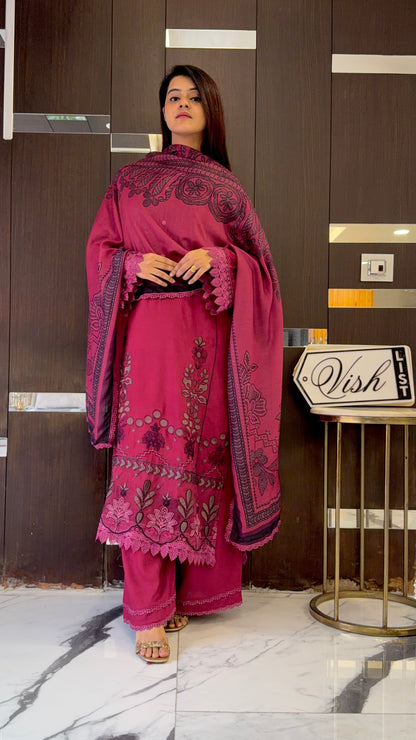 Shafa Pakistani Lawn Set 02