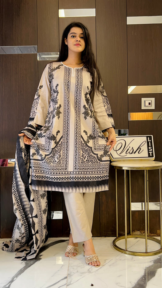 Nida Pakistani Lawn Set 01