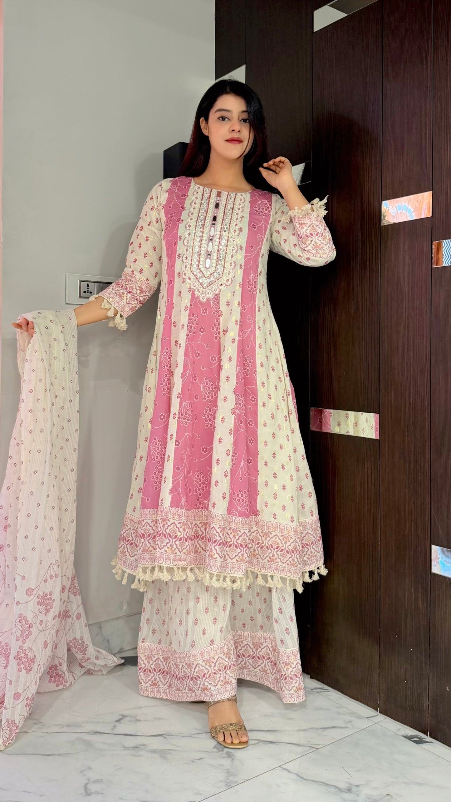 Shifa Pakistani A-line Suit 06