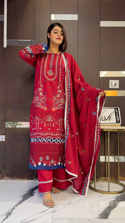 Yalina Pakistani Luxe Lawn Set 02