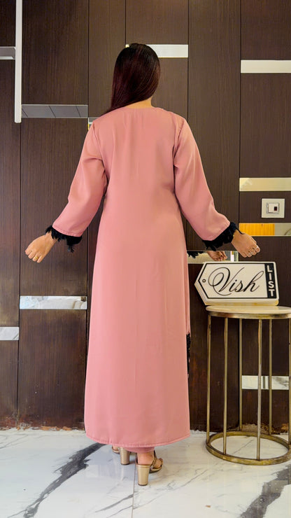 Sophia Solid Kaftan Suit 06
