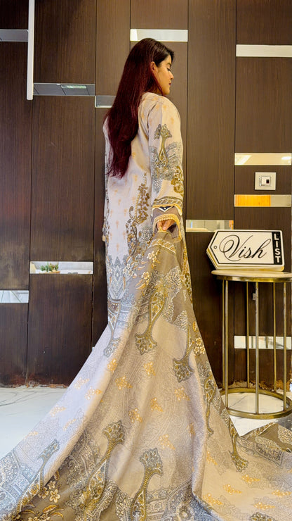 Shamah Pakistani Lawn Set 06