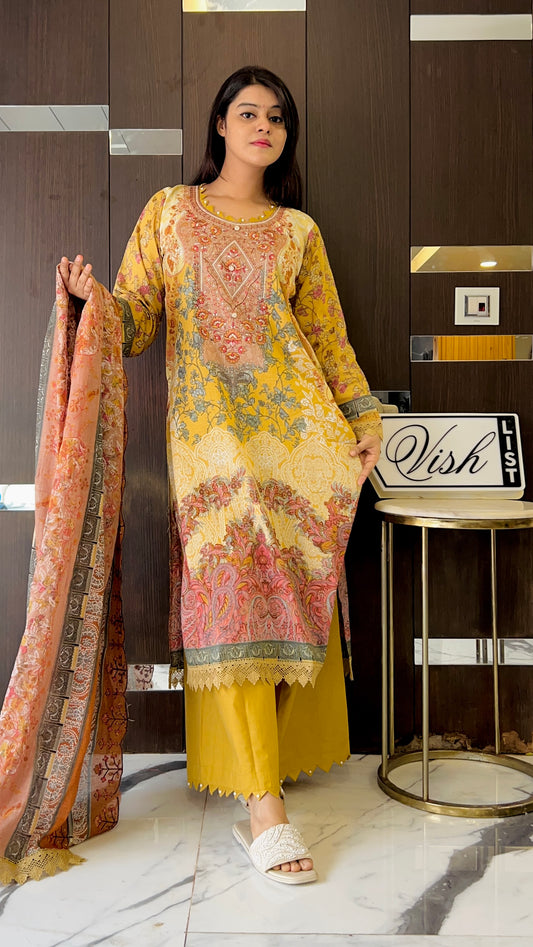 Suhani Pakistani Lawn Set LS 06