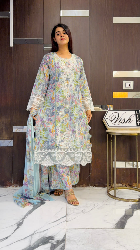 Raha Pakistani Lawn Set 05