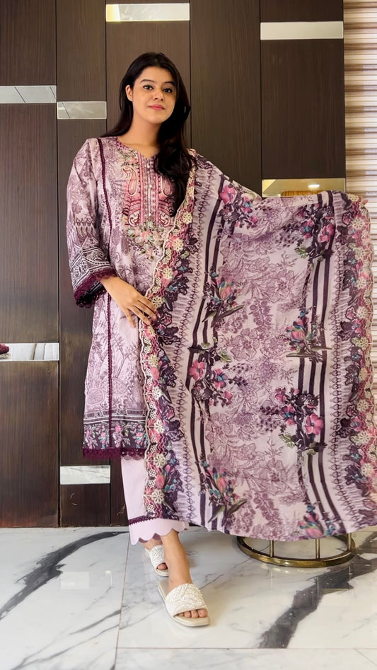 Noor-e-Ramadan Pakistani Lawn Set 10