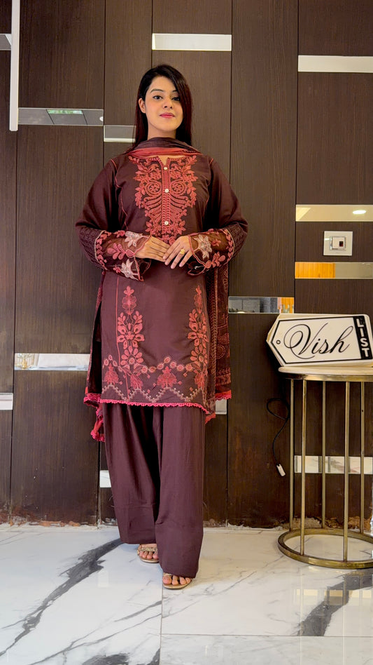 Shafa Pakistani Farshi Salwar Set 03