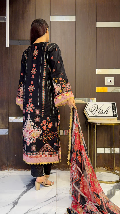 Bilkis Pakistani Lawn Set 07