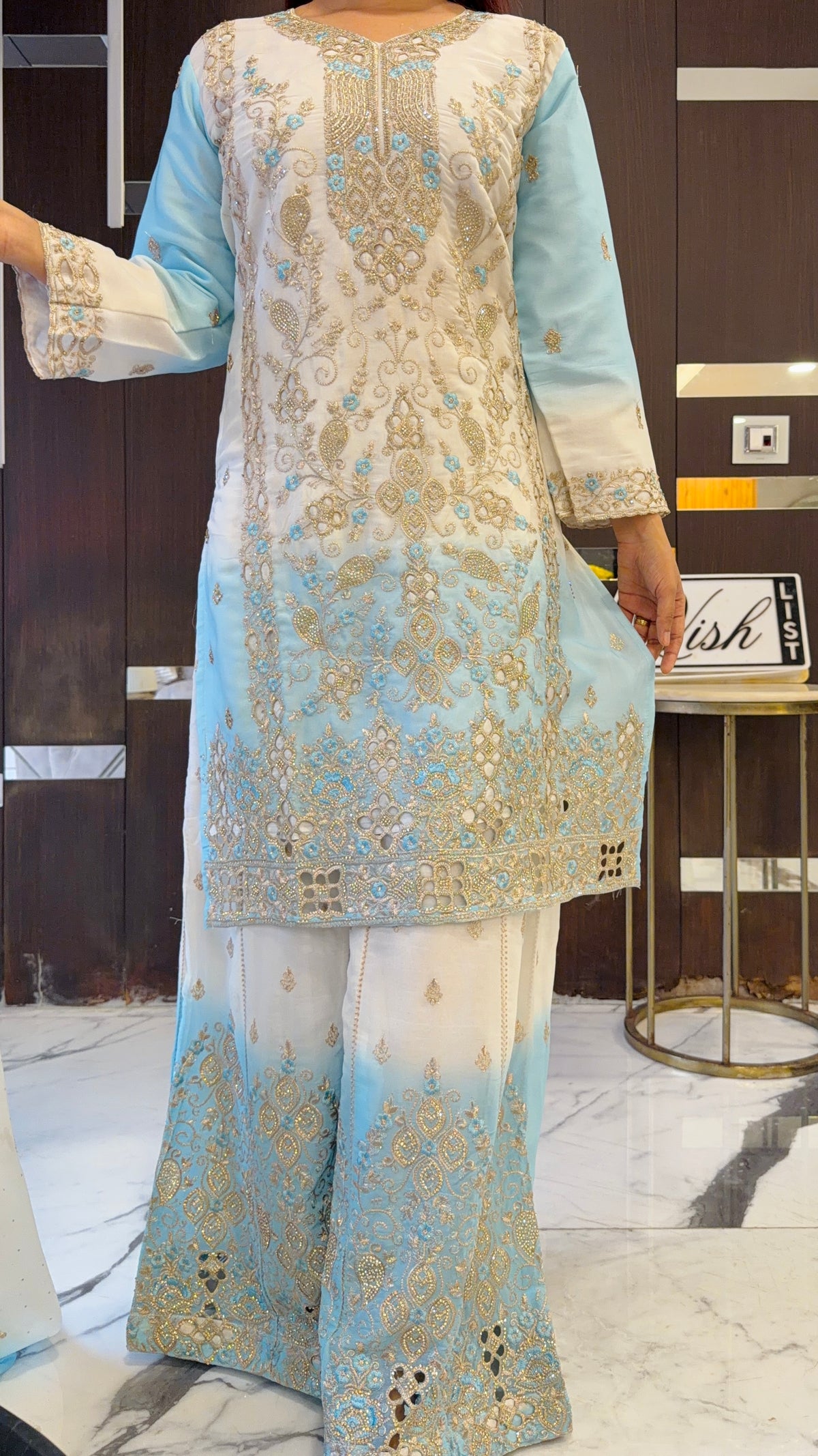 Nazneen Pakistani Sharara Set 01