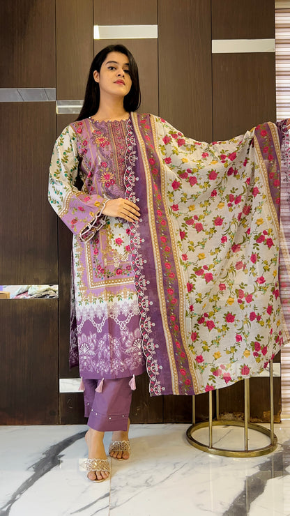 Nida Pakistani Lawn Set 13