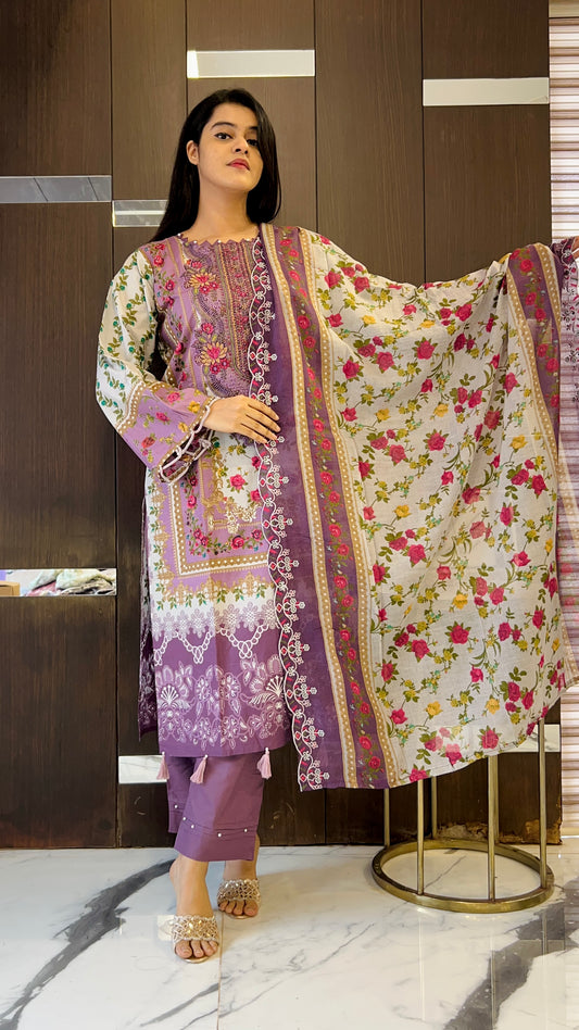Nida Pakistani Lawn Set 13