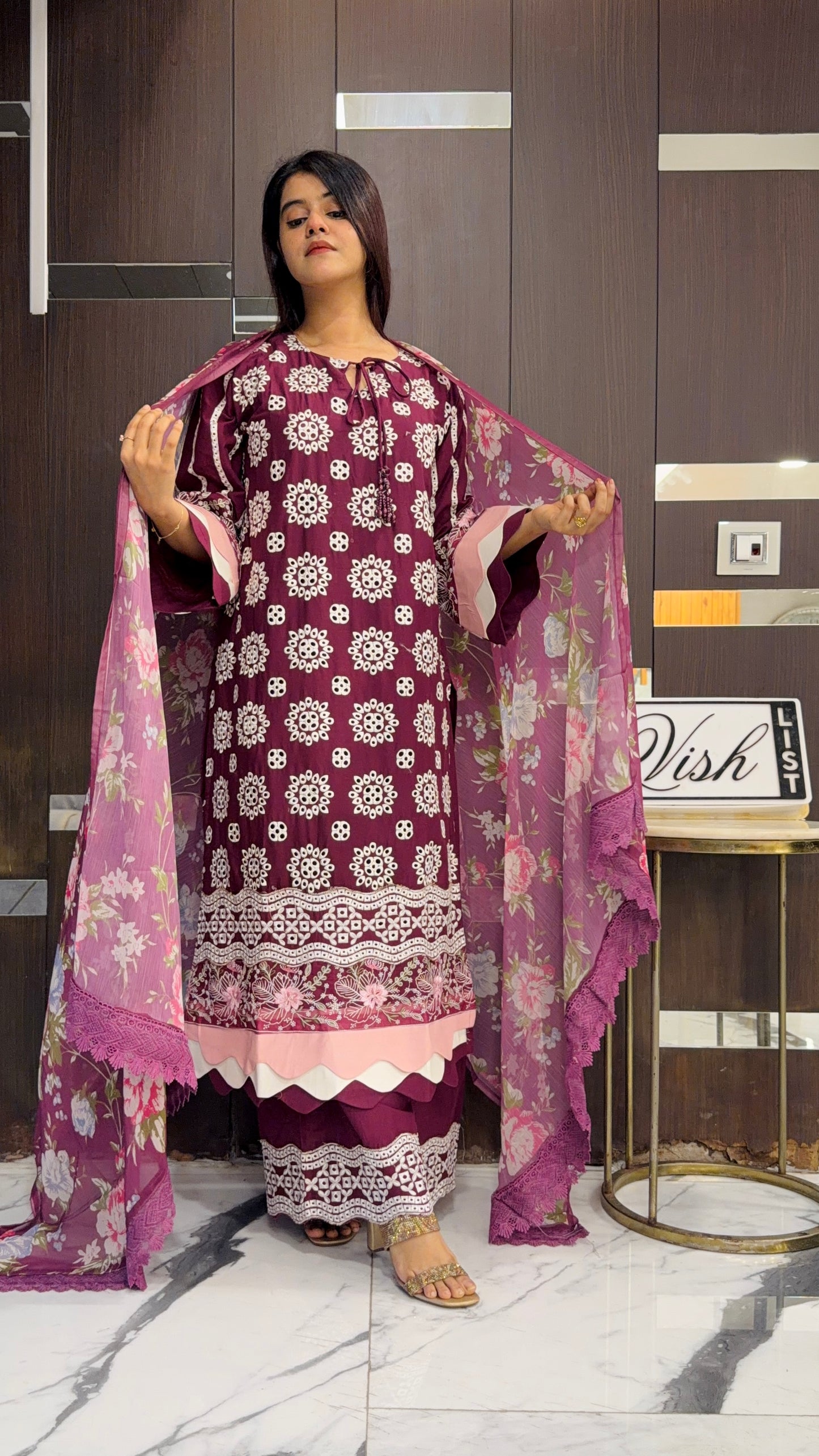 Raha Pakistani Luxe Lawn Set 12