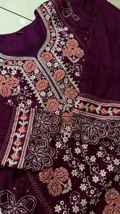 Zafrah Pakistani Formal Set 03