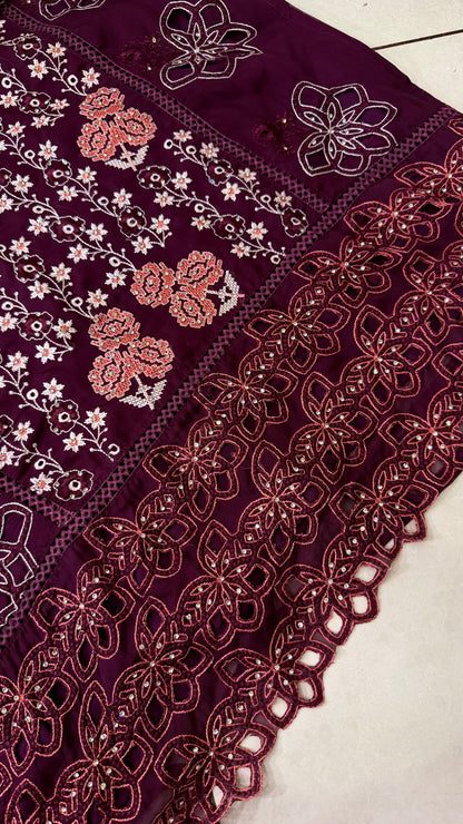 Zafrah Pakistani Formal Set 03