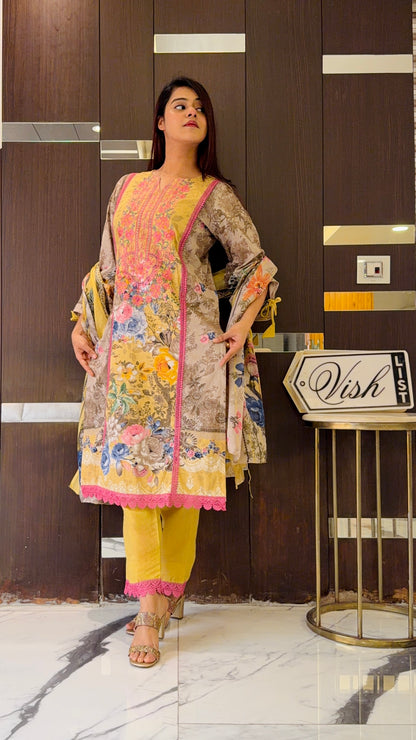 Raunak-e-Ramadan Pakistani Lawn Set 09