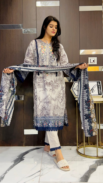 Noor-e-Ramadan Pakistani Lawn Set 03