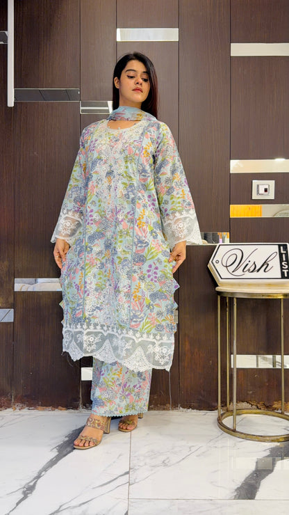 Raha Pakistani Lawn Set 05