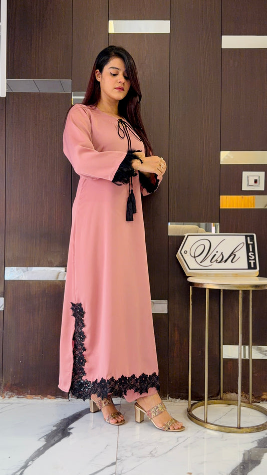 Sophia Solid Kaftan Suit 06