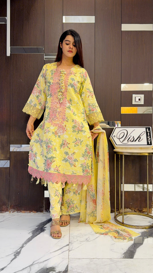 Raha Pakistani Lawn Set 06
