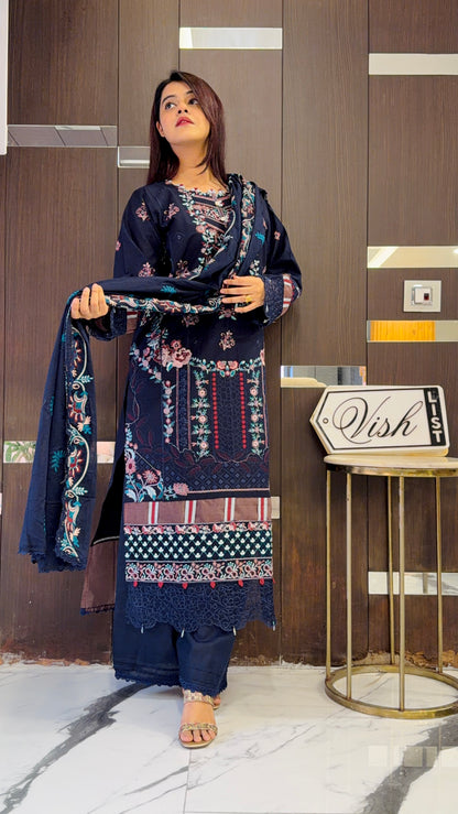 Yalina Pakistani Luxe Lawn Set 04