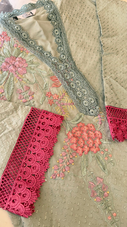 Jazmin Pakistani Luxe Lawn Set 01