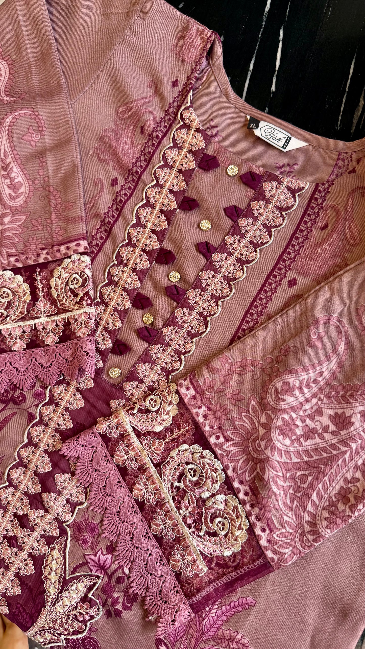Pashmina Pakistani Farshi Salwar Suit 01