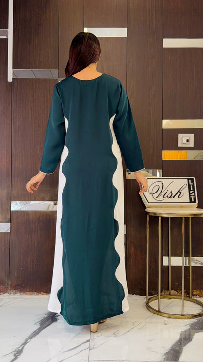 Sophia Solid Kaftan Suit 05