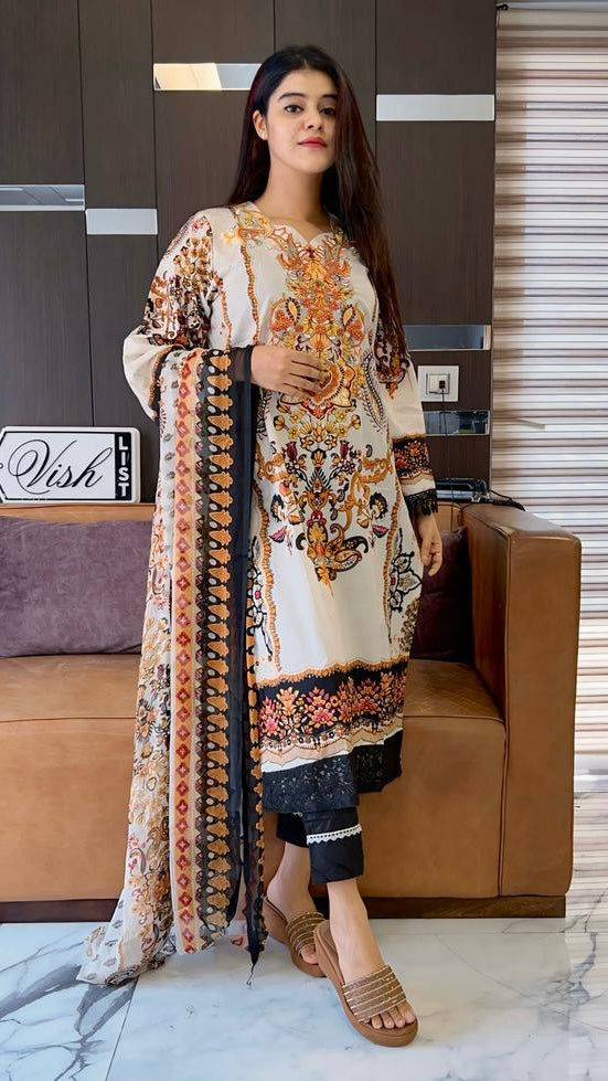 Nooria Pakistani Lawn Set 01