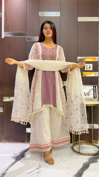 Shifa Pakistani A-line Suit 07